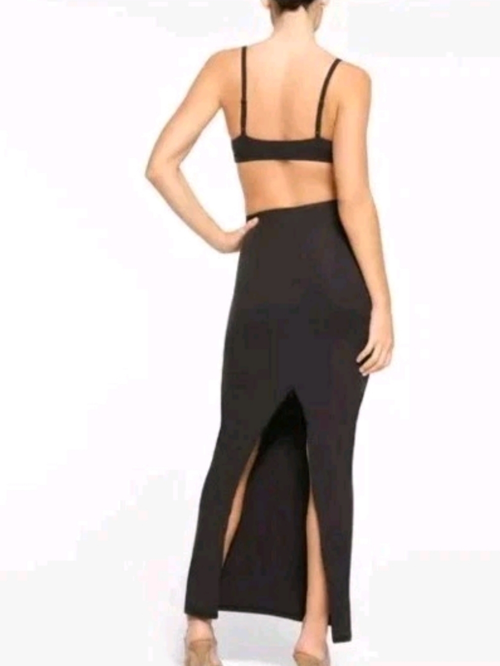 SKIMS Fits Everybody Long Skirt | Onyx | Size M - Picture 3 of 6